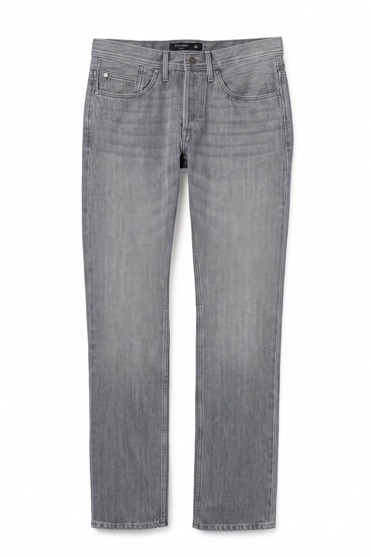 Grey Regular Fit Jeans
