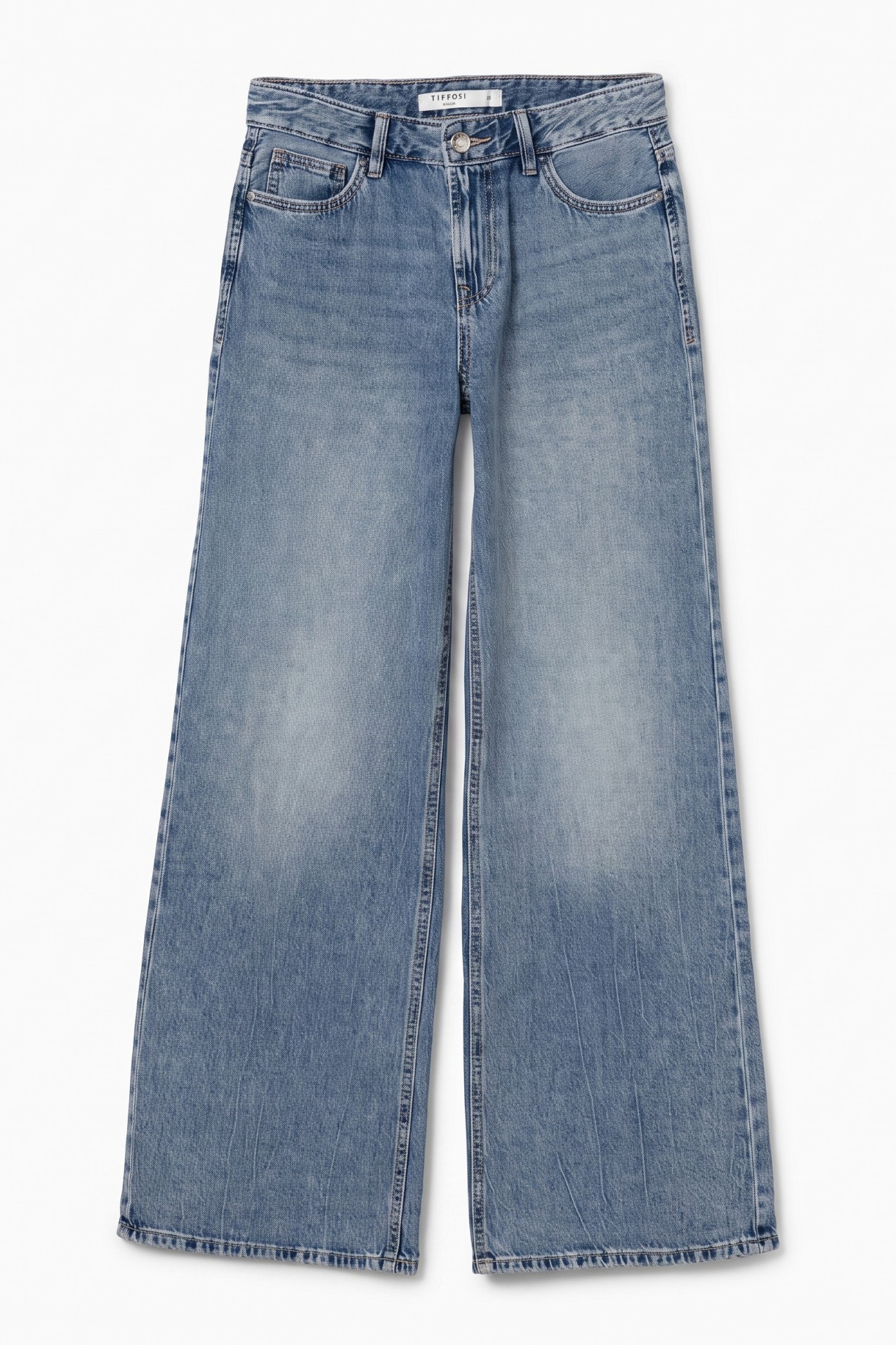 Wide Leg Light Blue Jeans