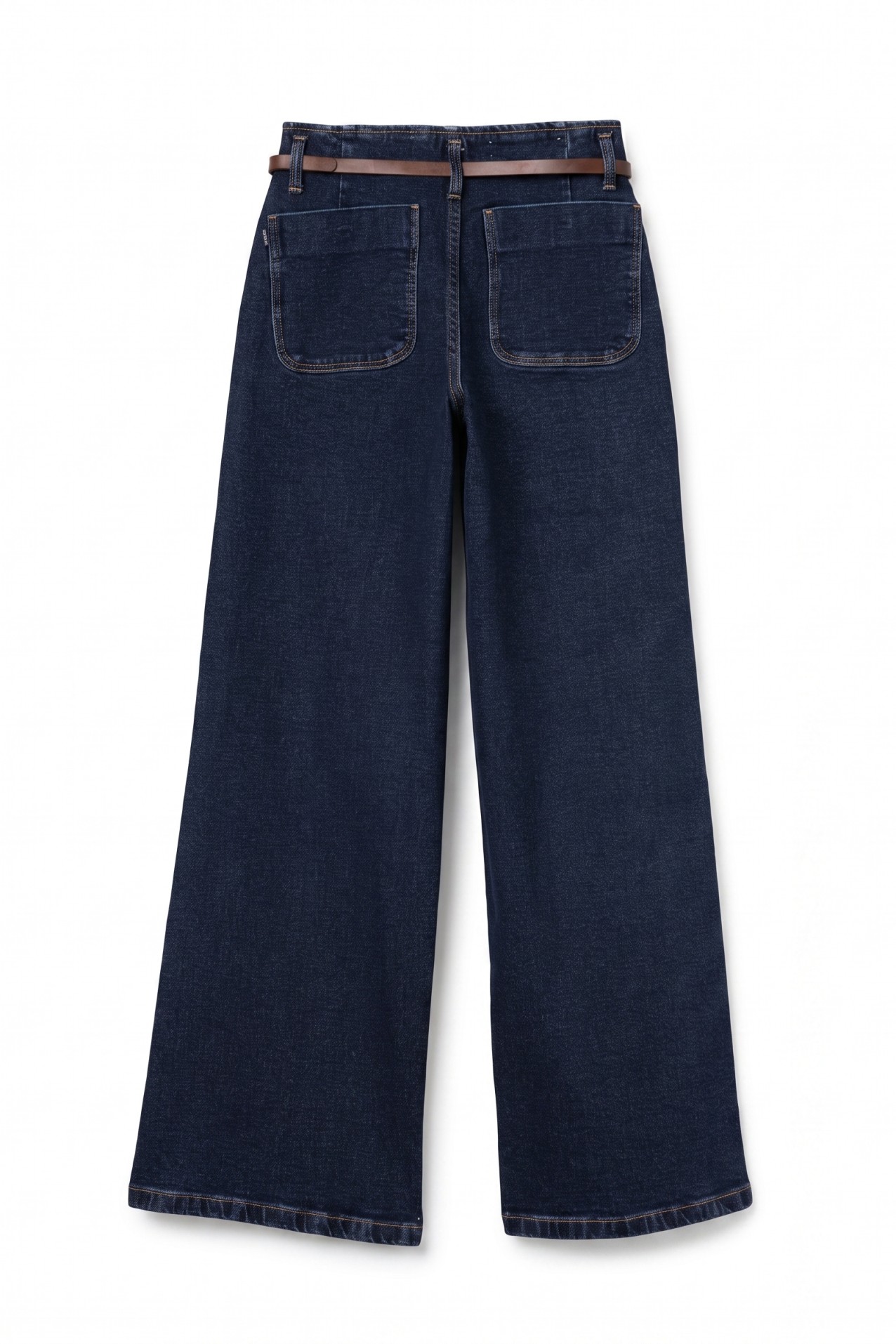 Wide Leg Denim Jeans
