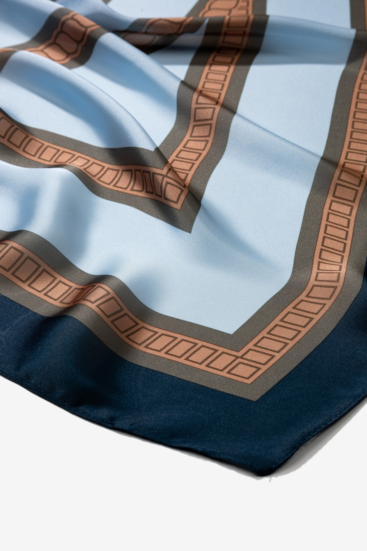 Light Blue Minimalist Scarf