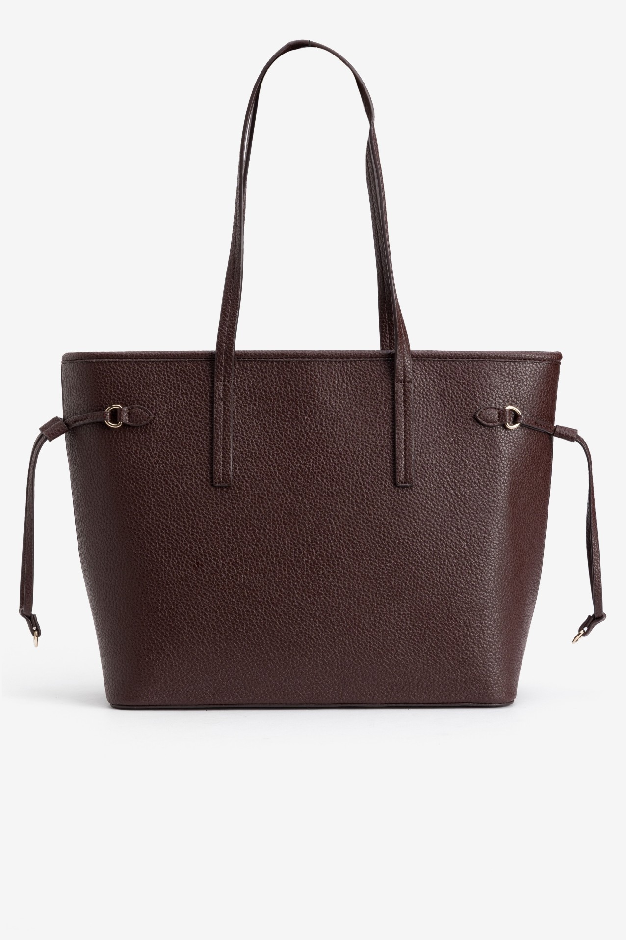Shopper burdeos con asas largas