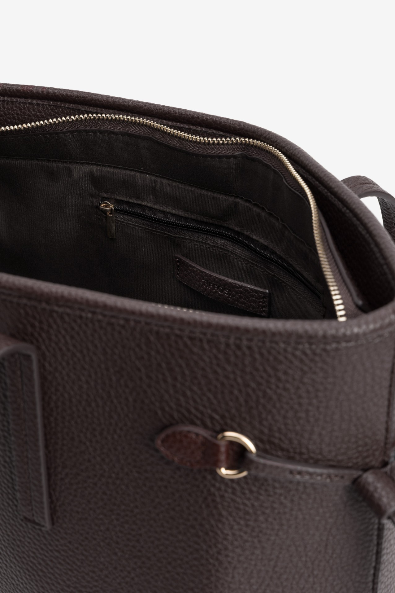 Shopper burdeos con asas largas