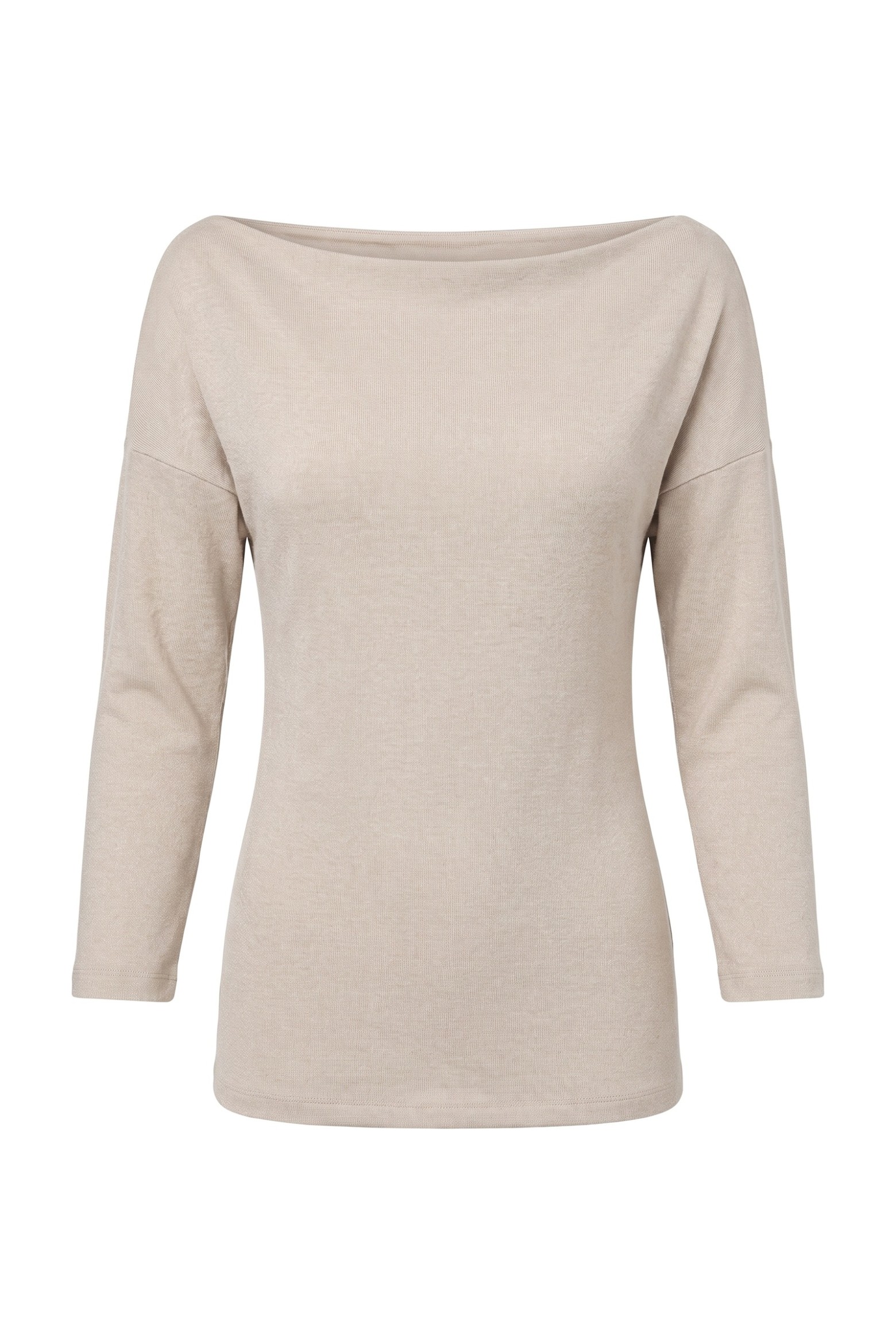 T-shirt bege ombro ca�do