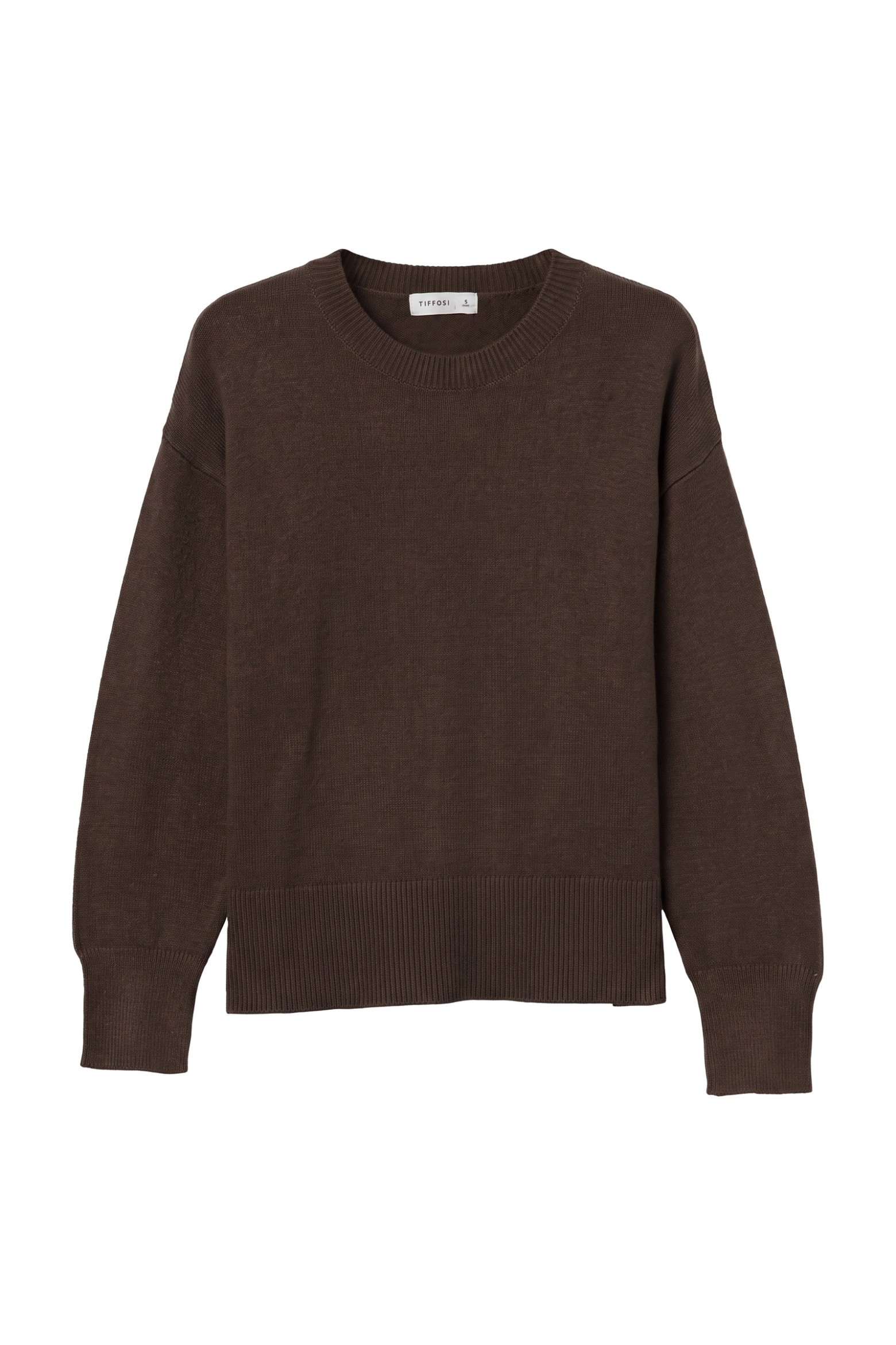 Jersey marr�n corte recto