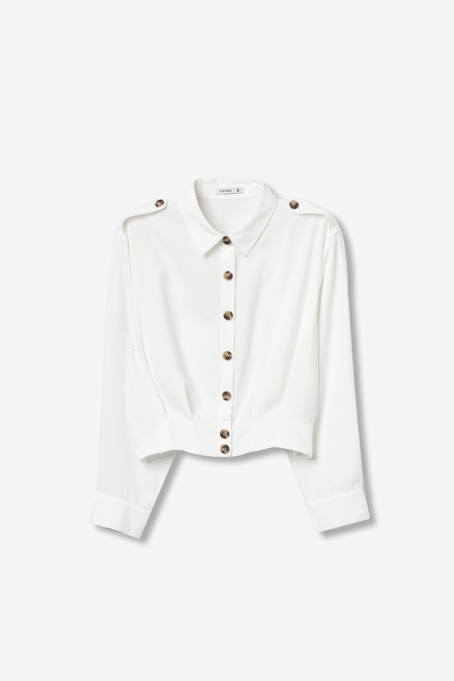 Camisa bege manga comprida