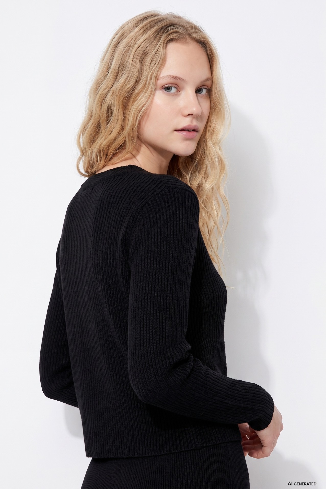 Camisola cropped preta