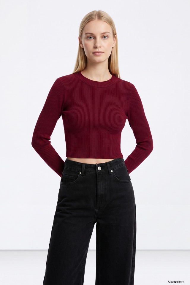 Jersey corto burdeos canal�
