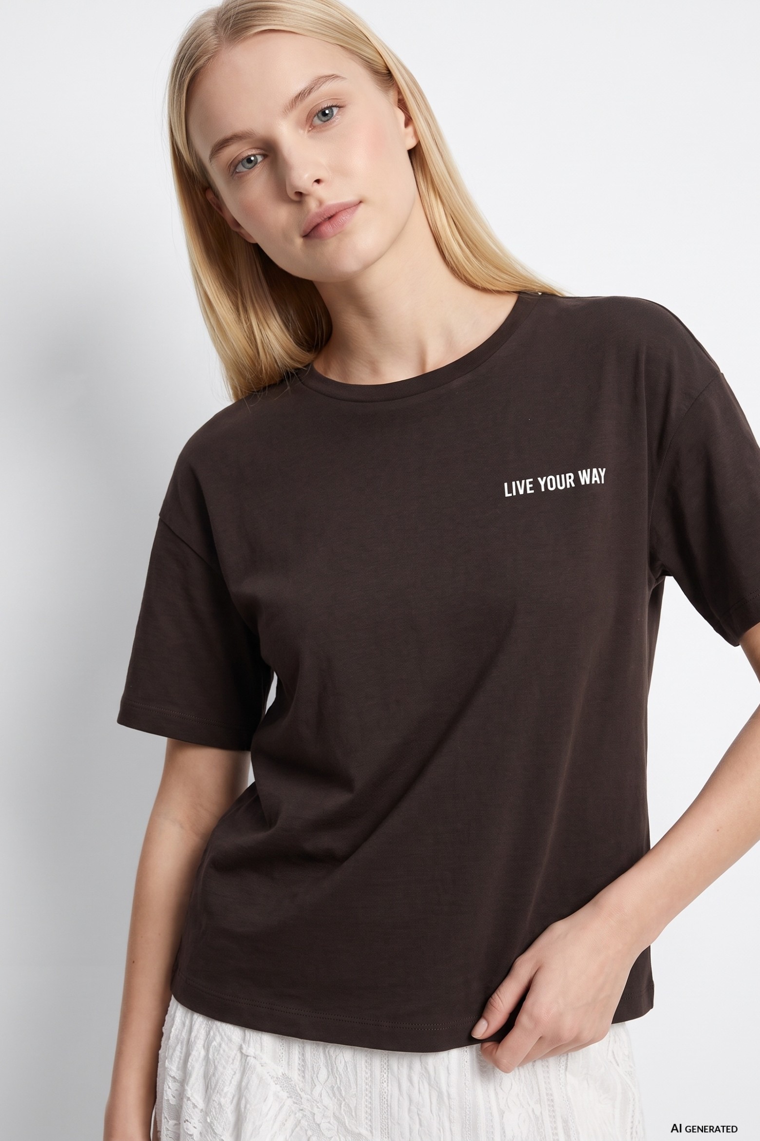 Camiseta chocolate mensaje