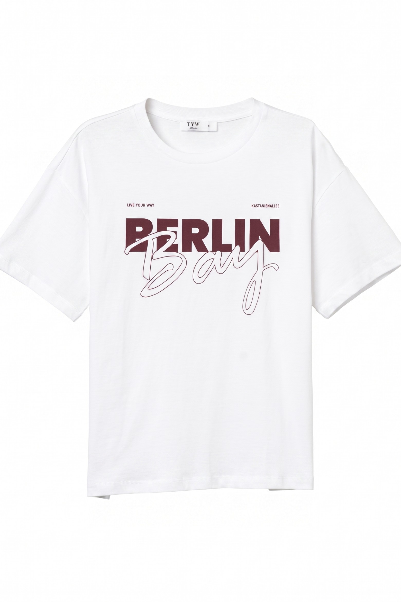 T-shirt branco Berlin Bay
