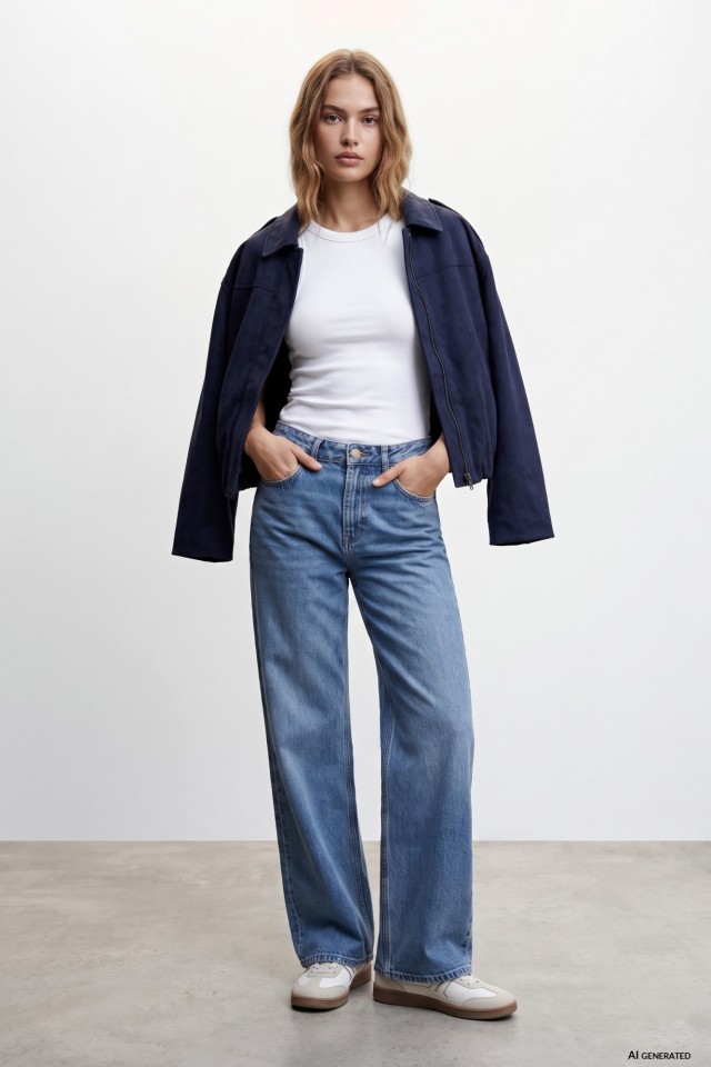 Wide Leg High Waist Jeans Wide Leg High Waist Jeans