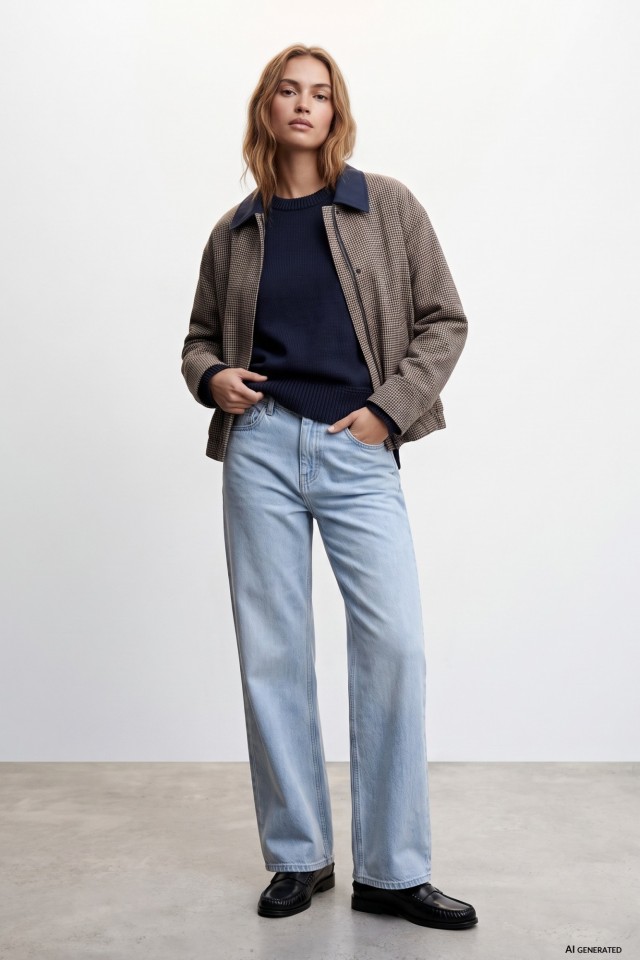 Light Blue Straight Jeans Light Blue Straight Jeans