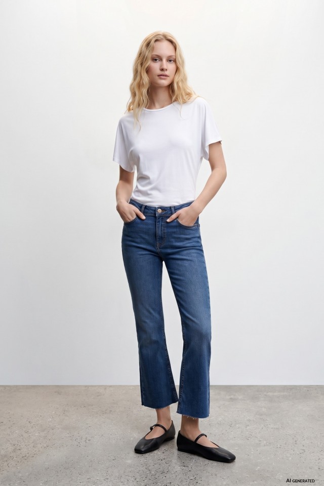 Megan Cropped Flare Jeans Megan Cropped Flare Jeans