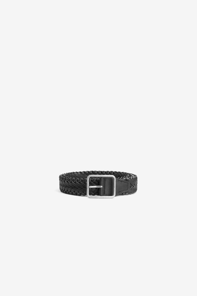 Black Braided Belt