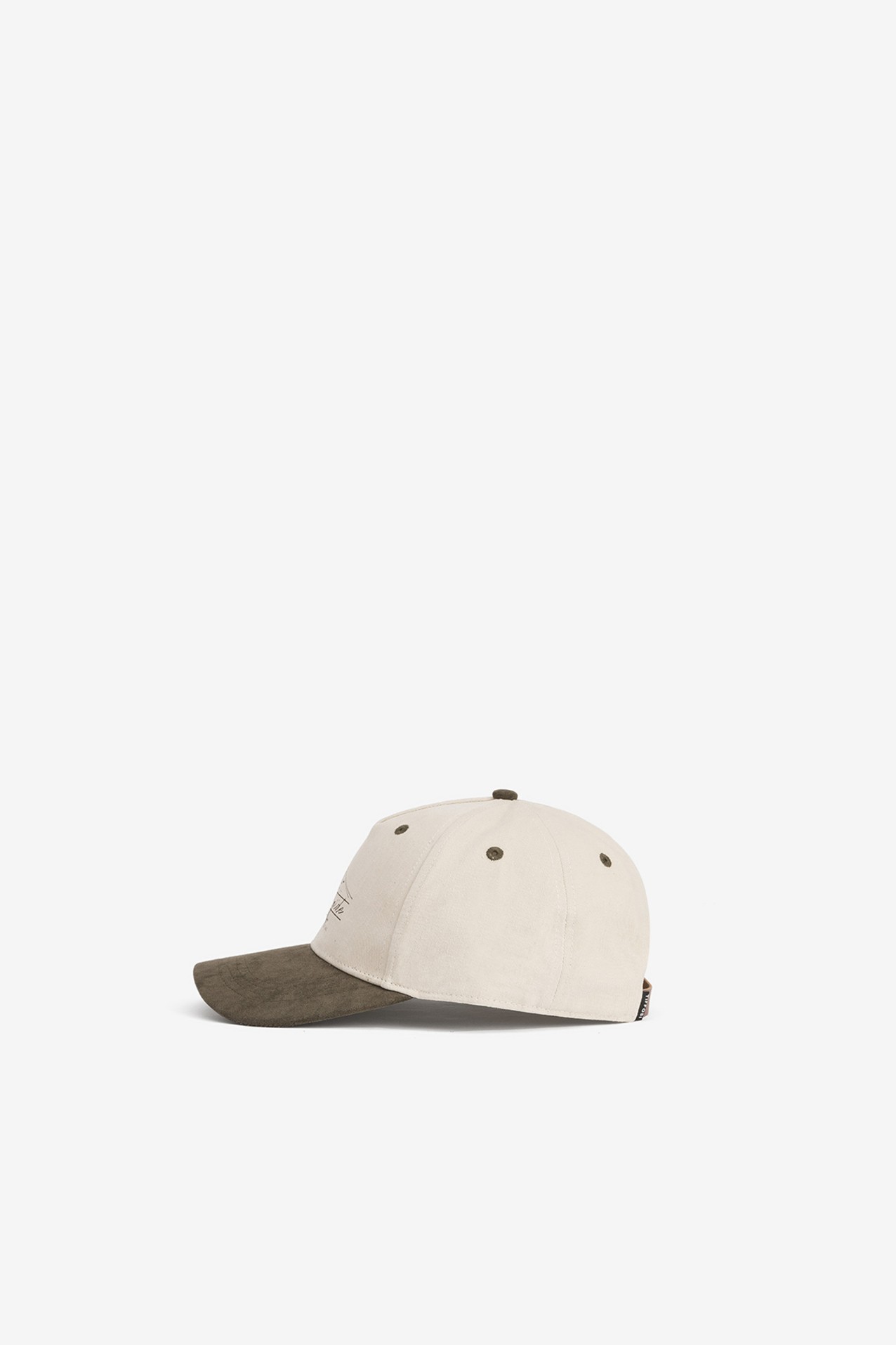 Gorra beige visera caqui