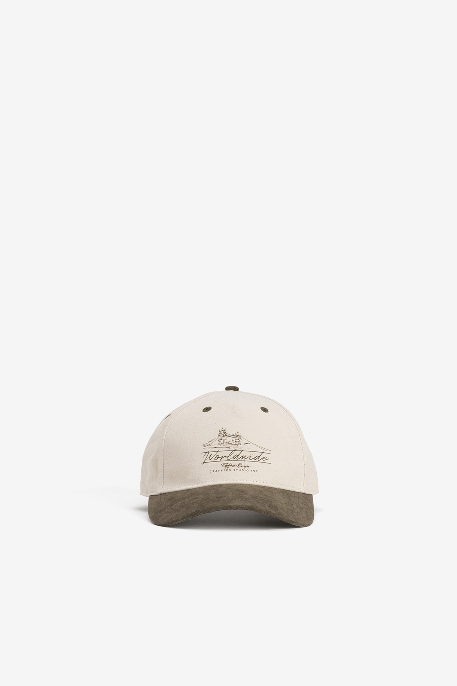 Gorra beige visera caqui