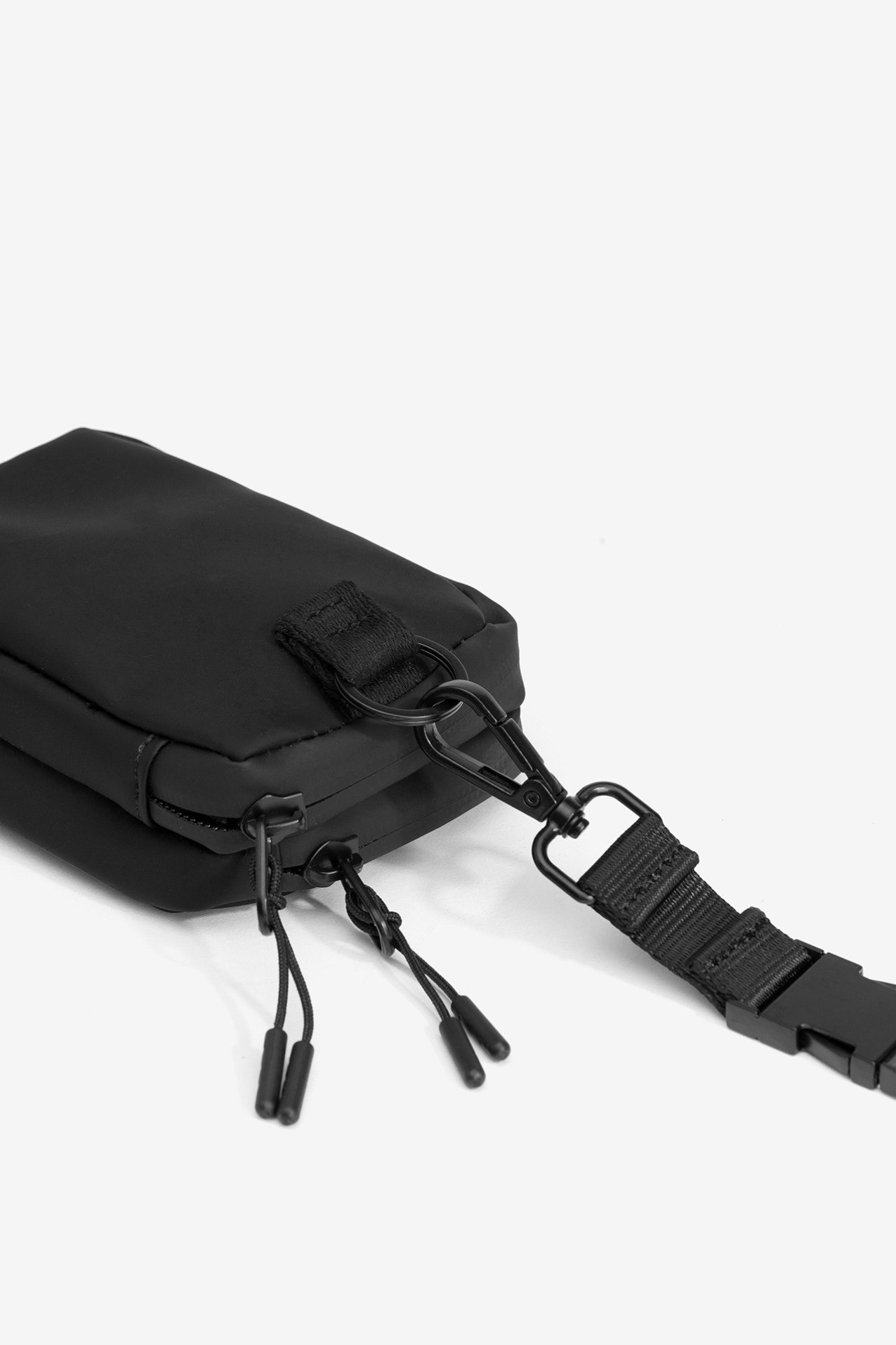 Monedero compacto negro