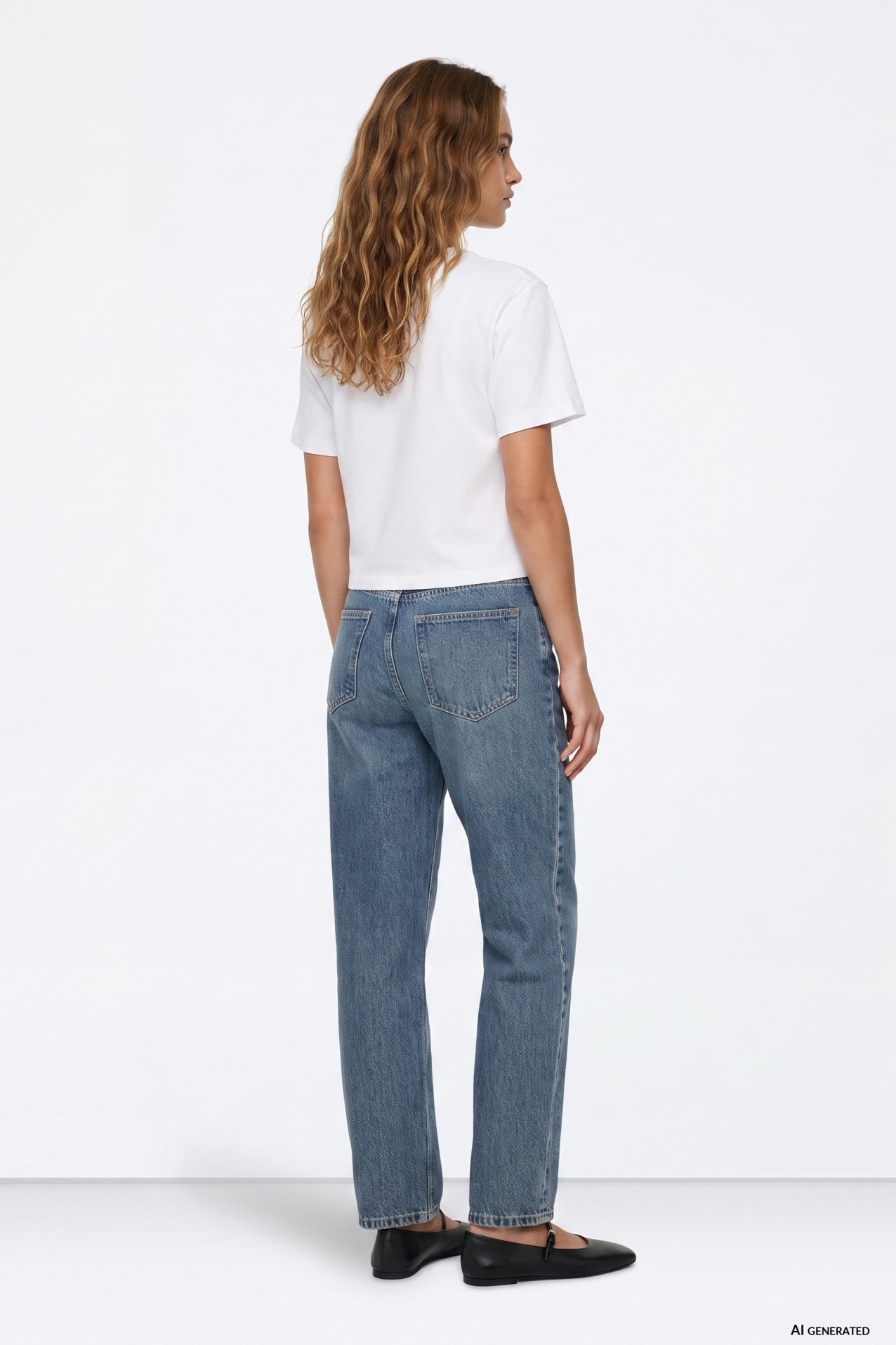 Jeans Alba corte largo