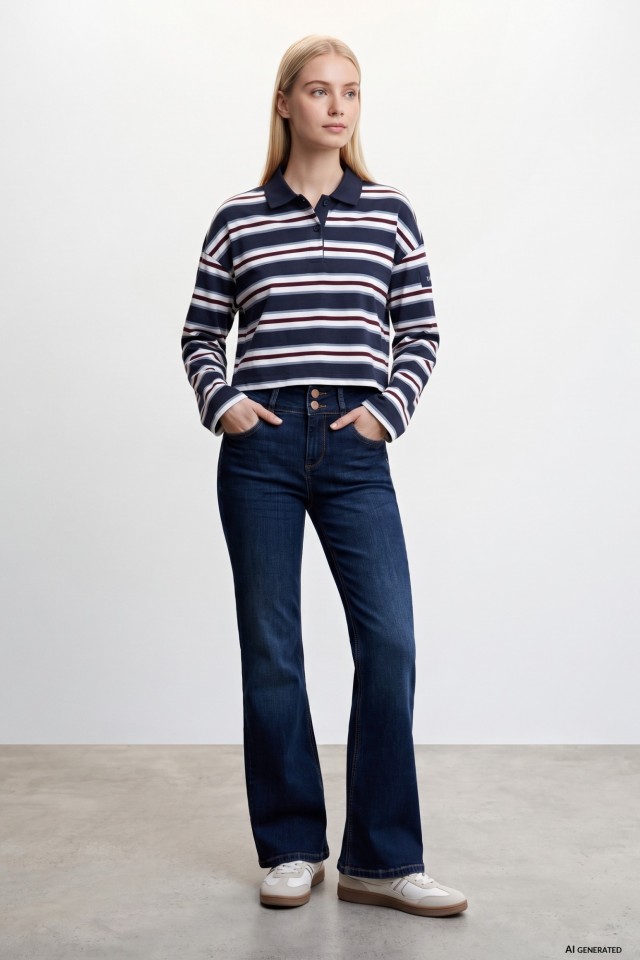 Double-up Bootcut Jeans Double-up Bootcut Jeans