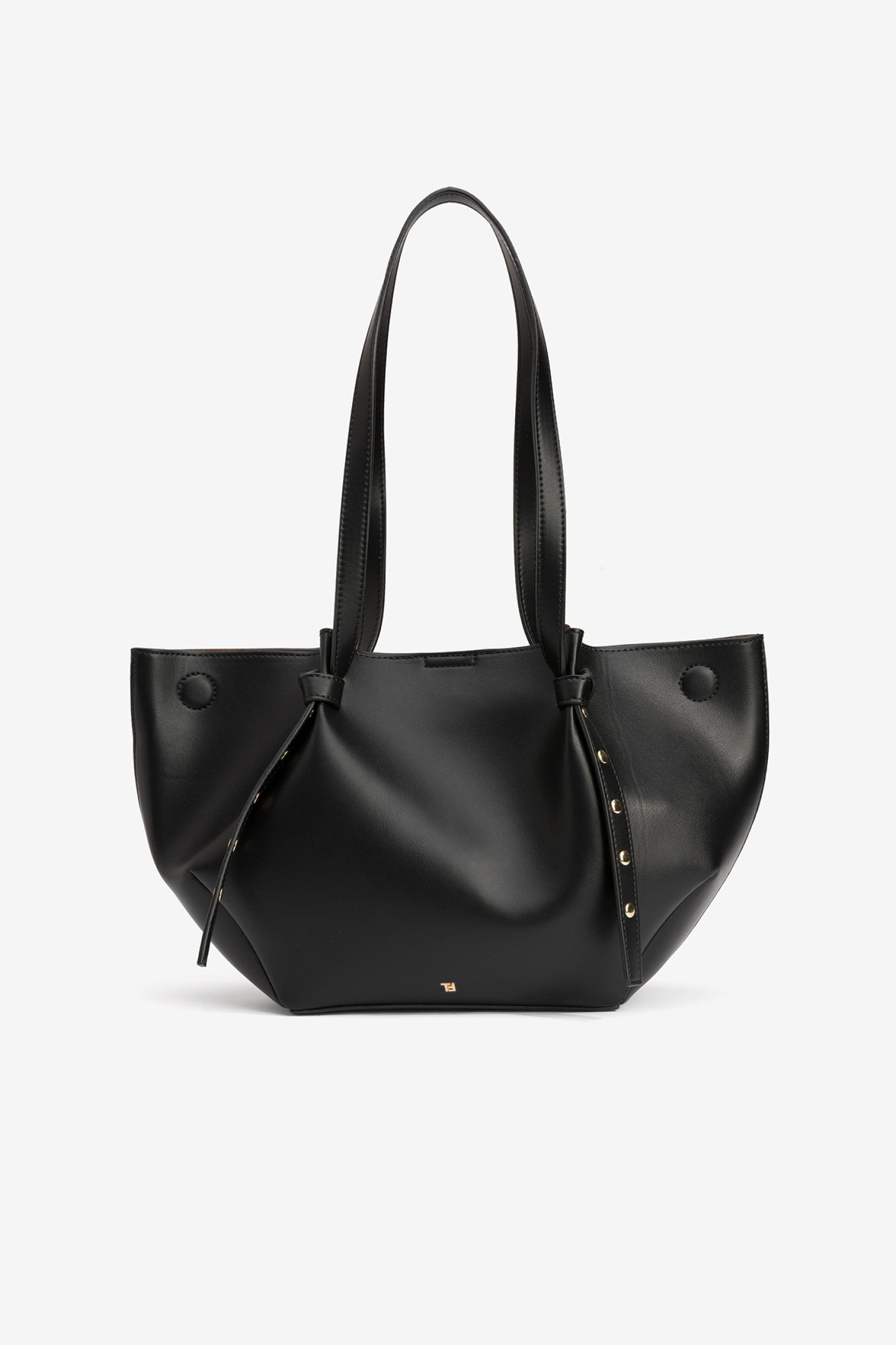 Black Shopper Tote Bag