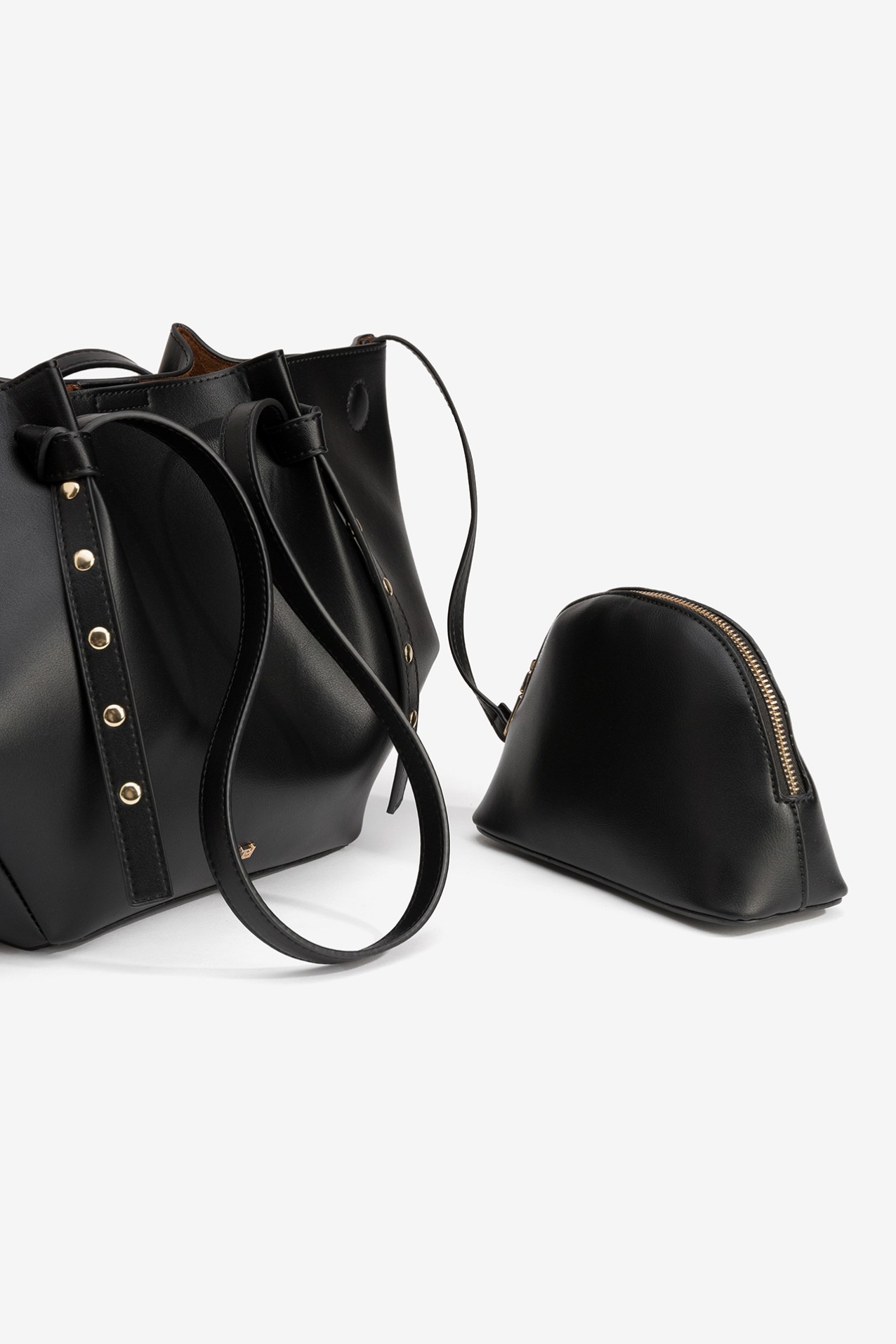 Black Shopper Tote Bag