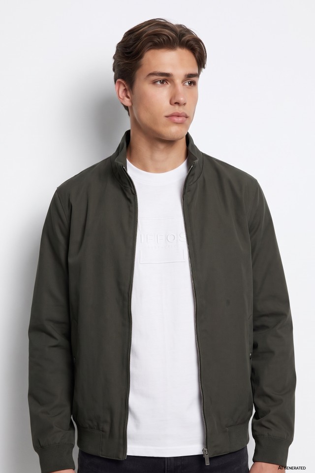 Dark Green Straight Jacket