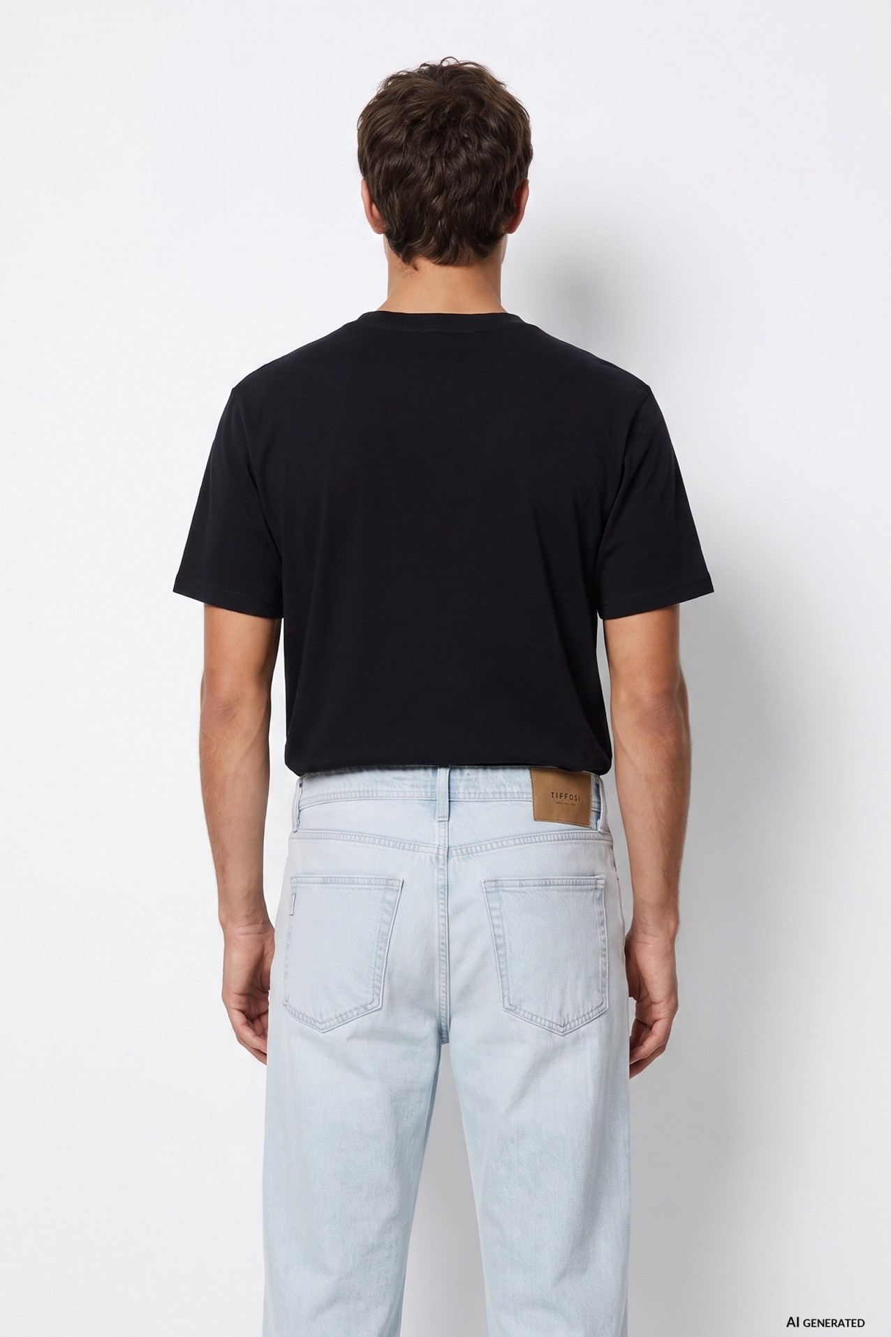 Black Graphic Regular T-shirt