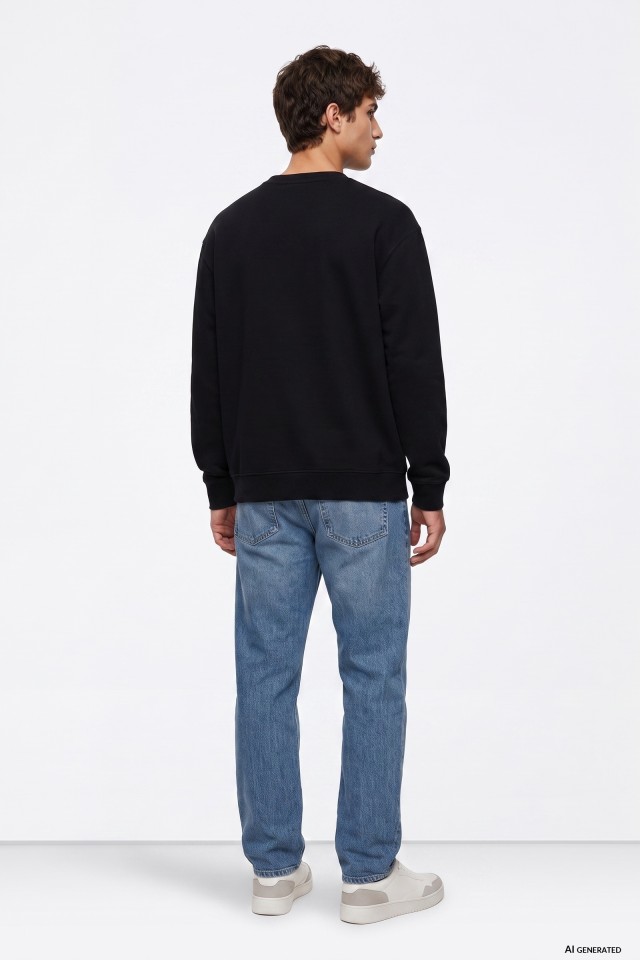 Dark Blue Oversize Sweatshirt Dark Blue Oversize Sweatshirt
