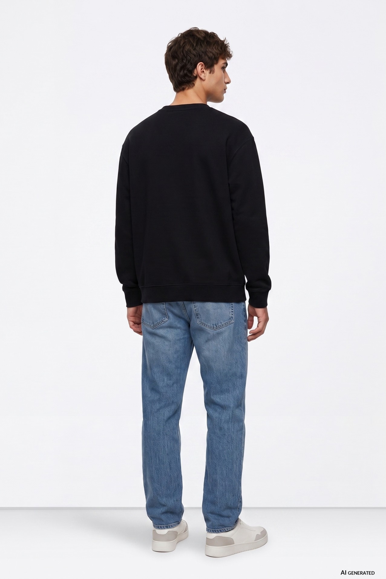 Dark Blue Oversize Sweatshirt