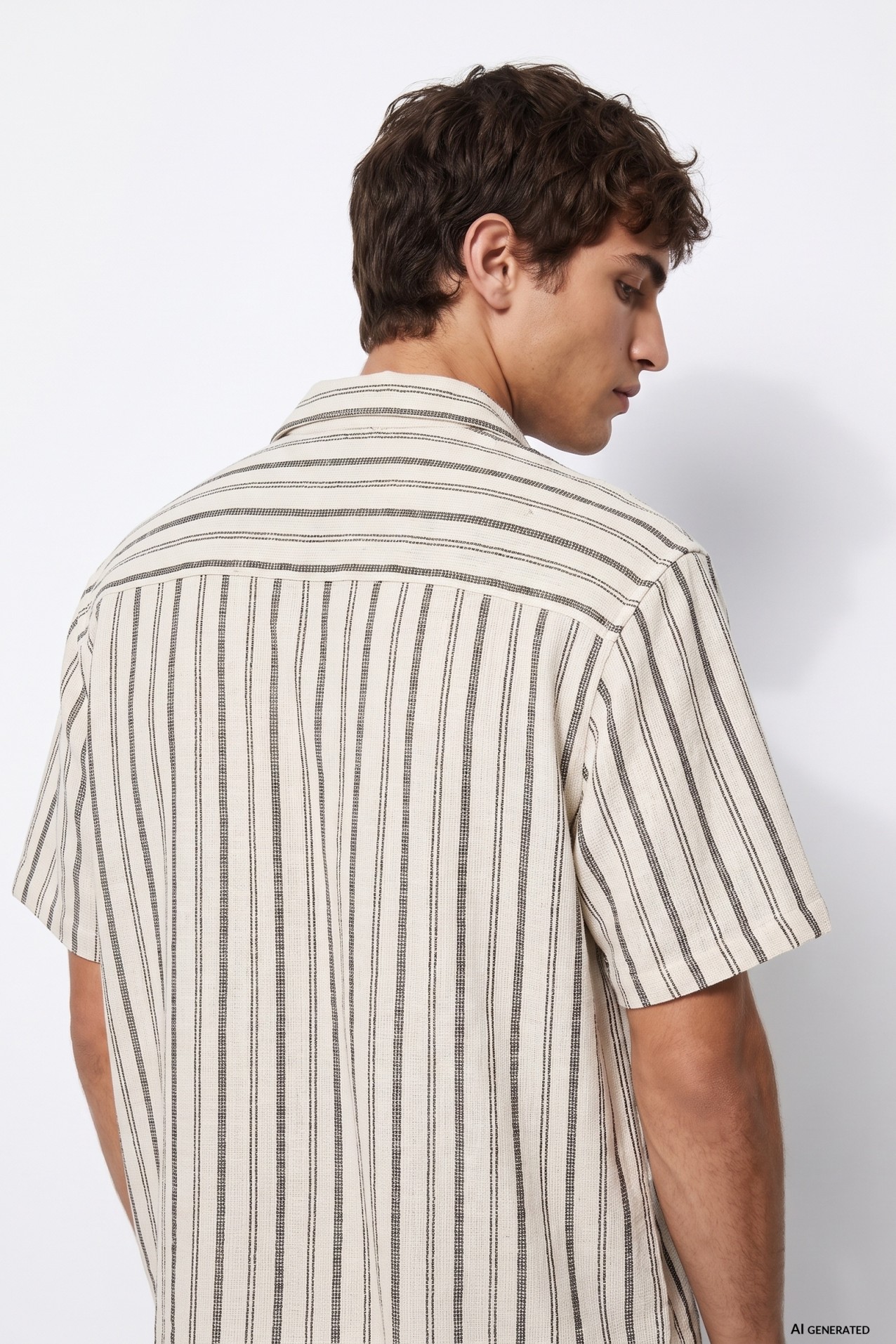 Short Sleeve Striped Shirt
