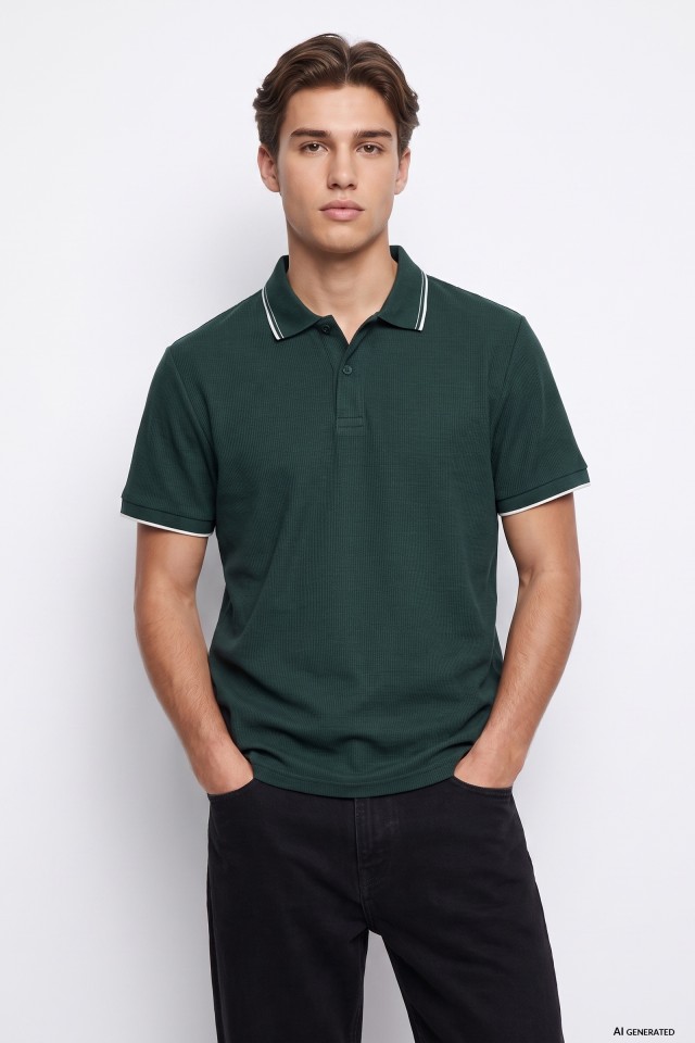 Dark Green Classic Polo