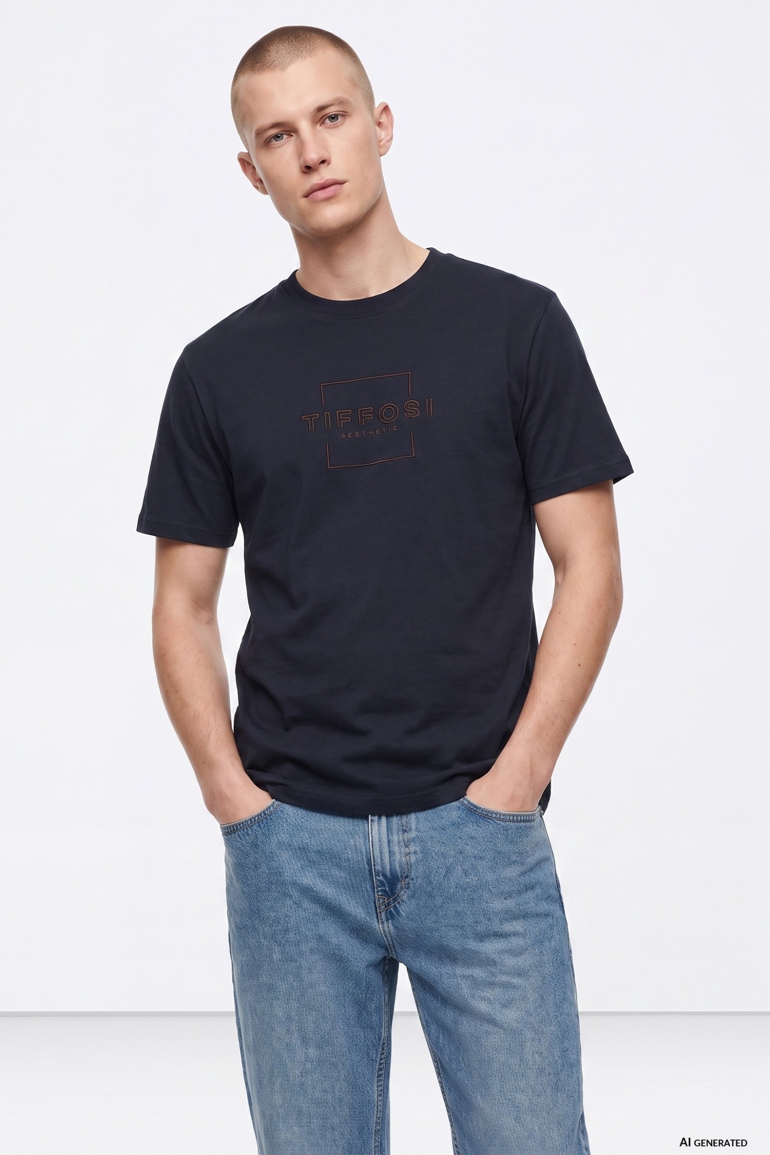 Dark Blue Oversize T-shirt