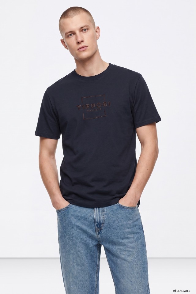 Dark Blue Oversize T-shirt