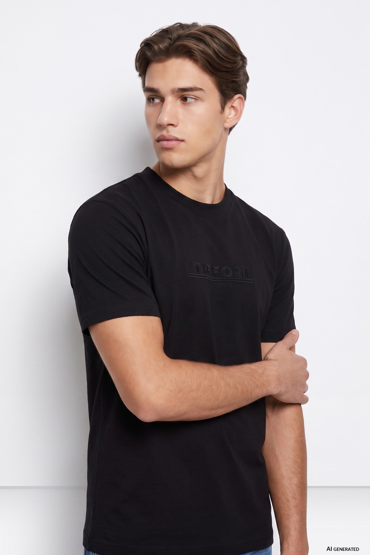 Black Regular Fit T-shirt