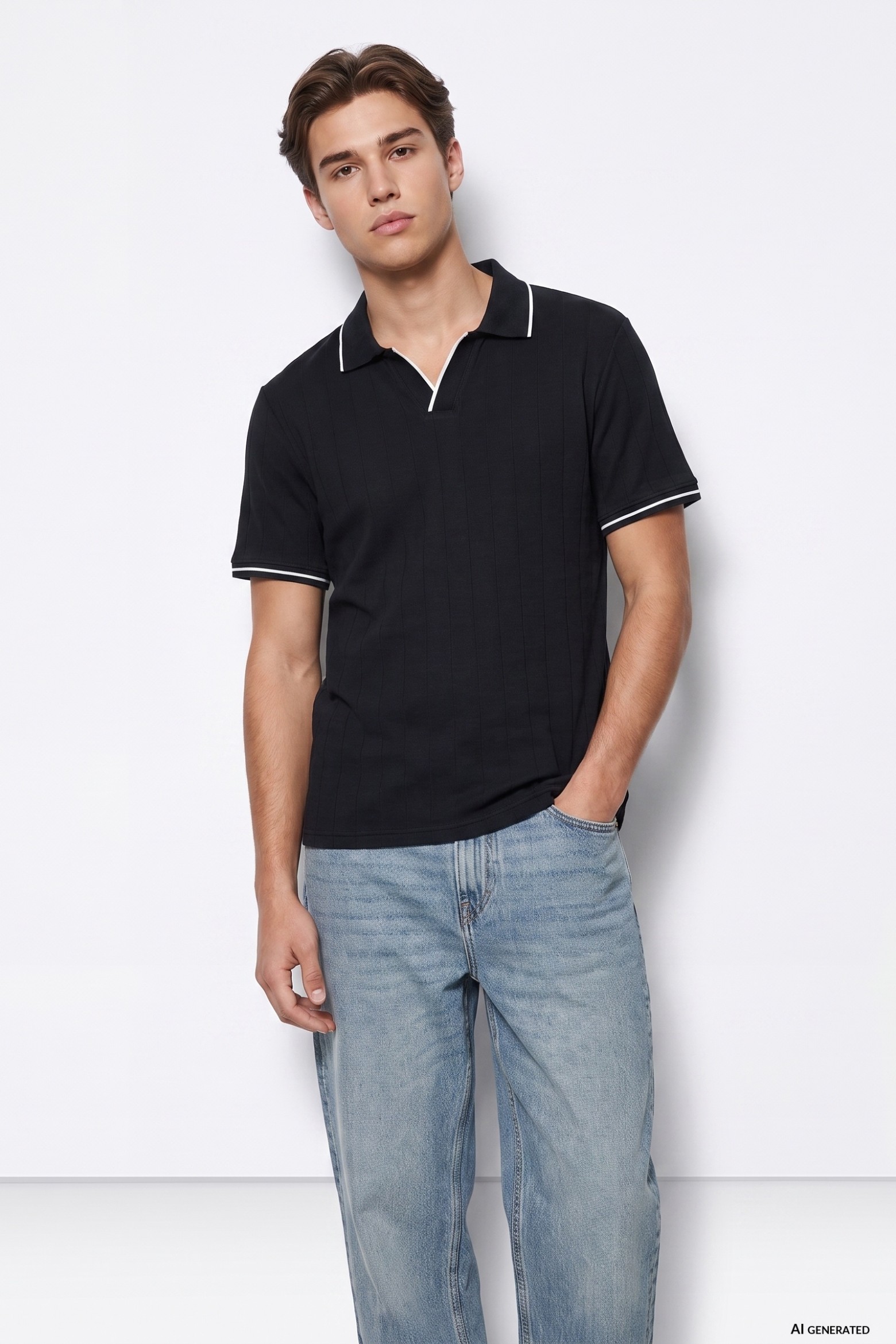 Dark Blue Polo Shirt