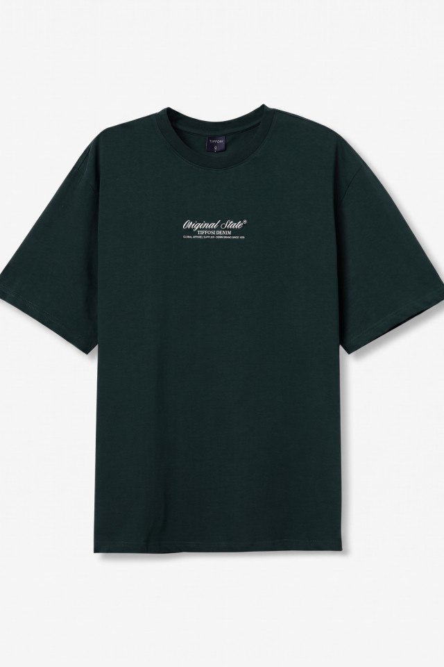 Green Oversize Print T-shirt Green Oversize Print T-shirt