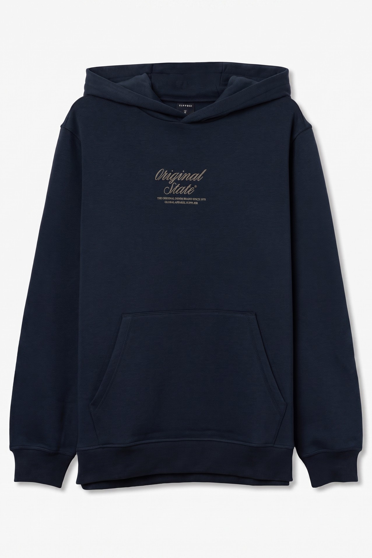 Hoodie azul escuro b�sico