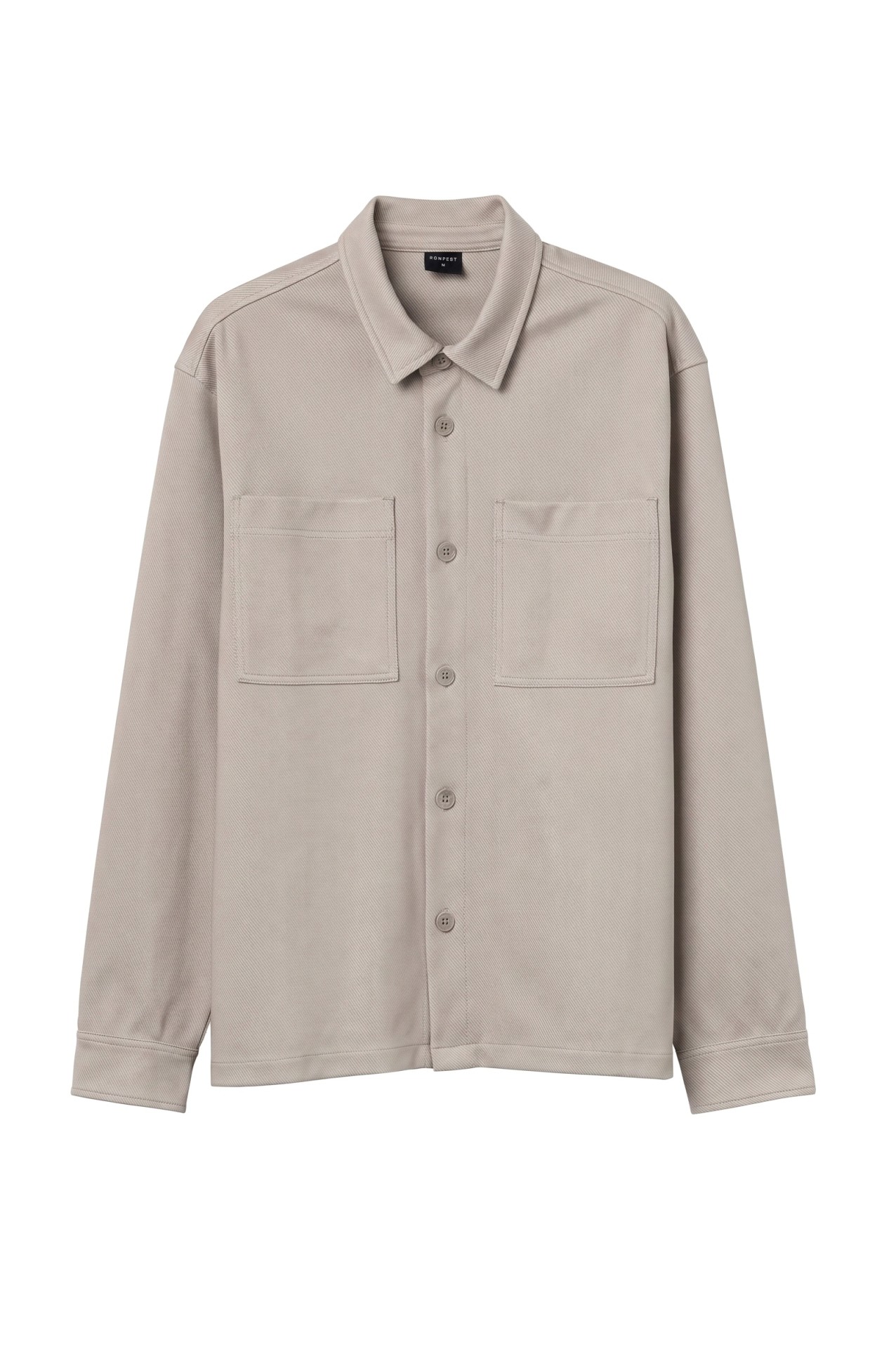 Camisa bege casual oversize