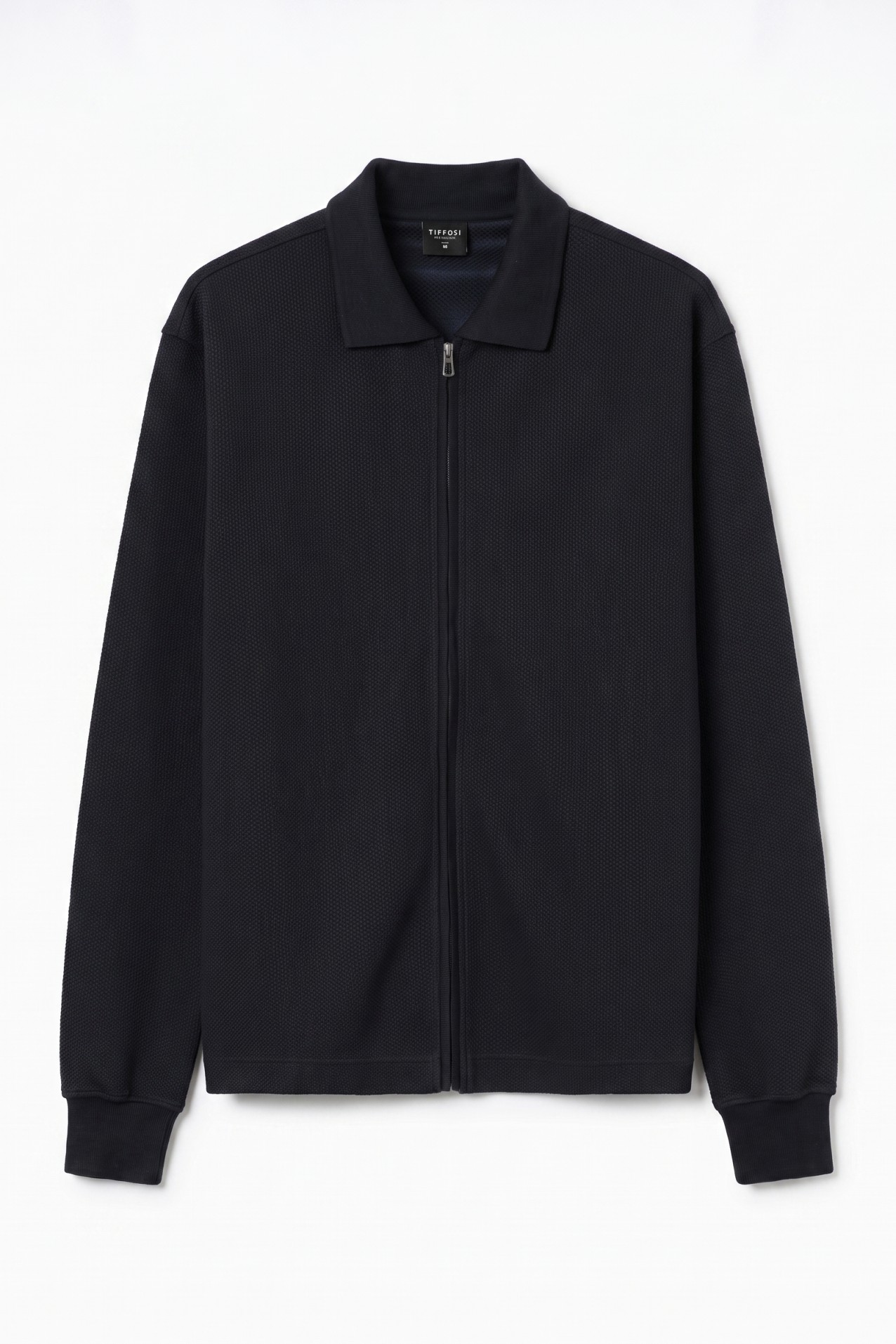 Casaco slim azul escuro