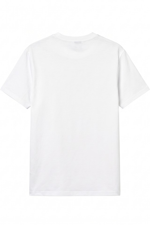 White Minimal Embossed Tee White Minimal Embossed Tee