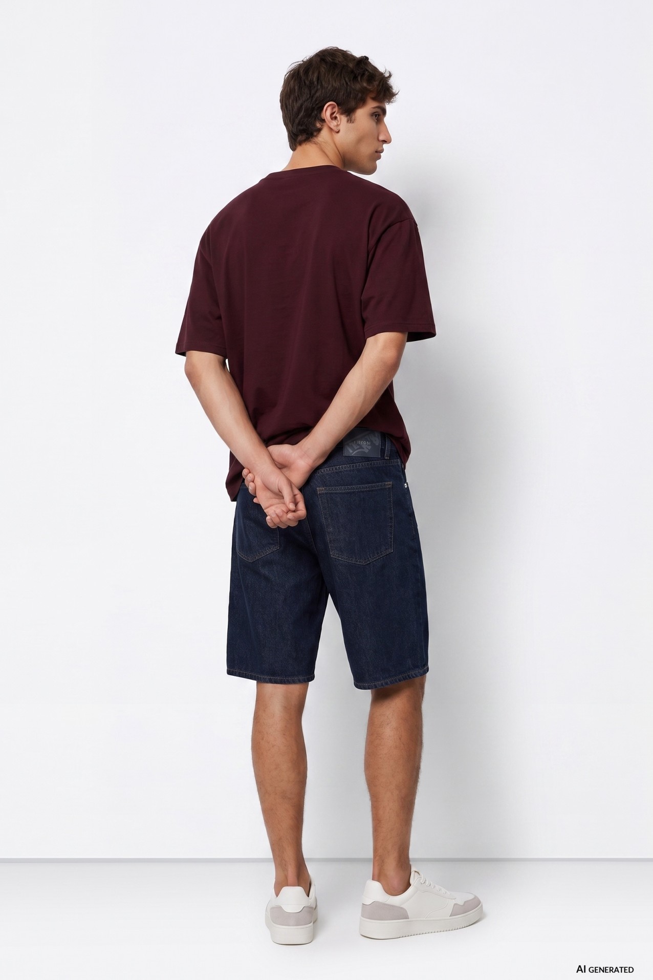 Dark Blue Casual Shorts