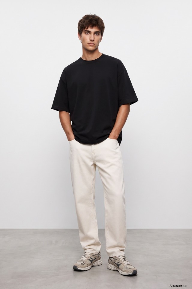 Austin Straight White Jeans