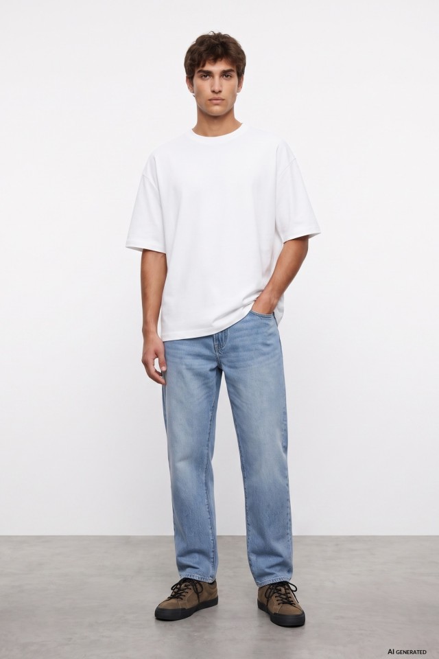 Austin Straight Light Blue Jeans