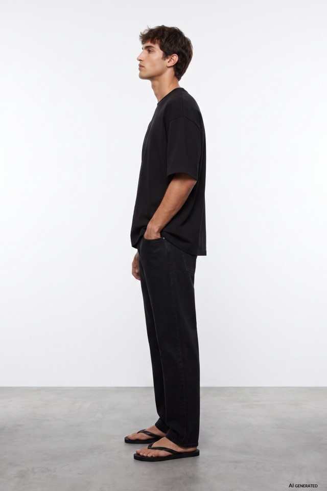 Austin Straight Black Jeans
