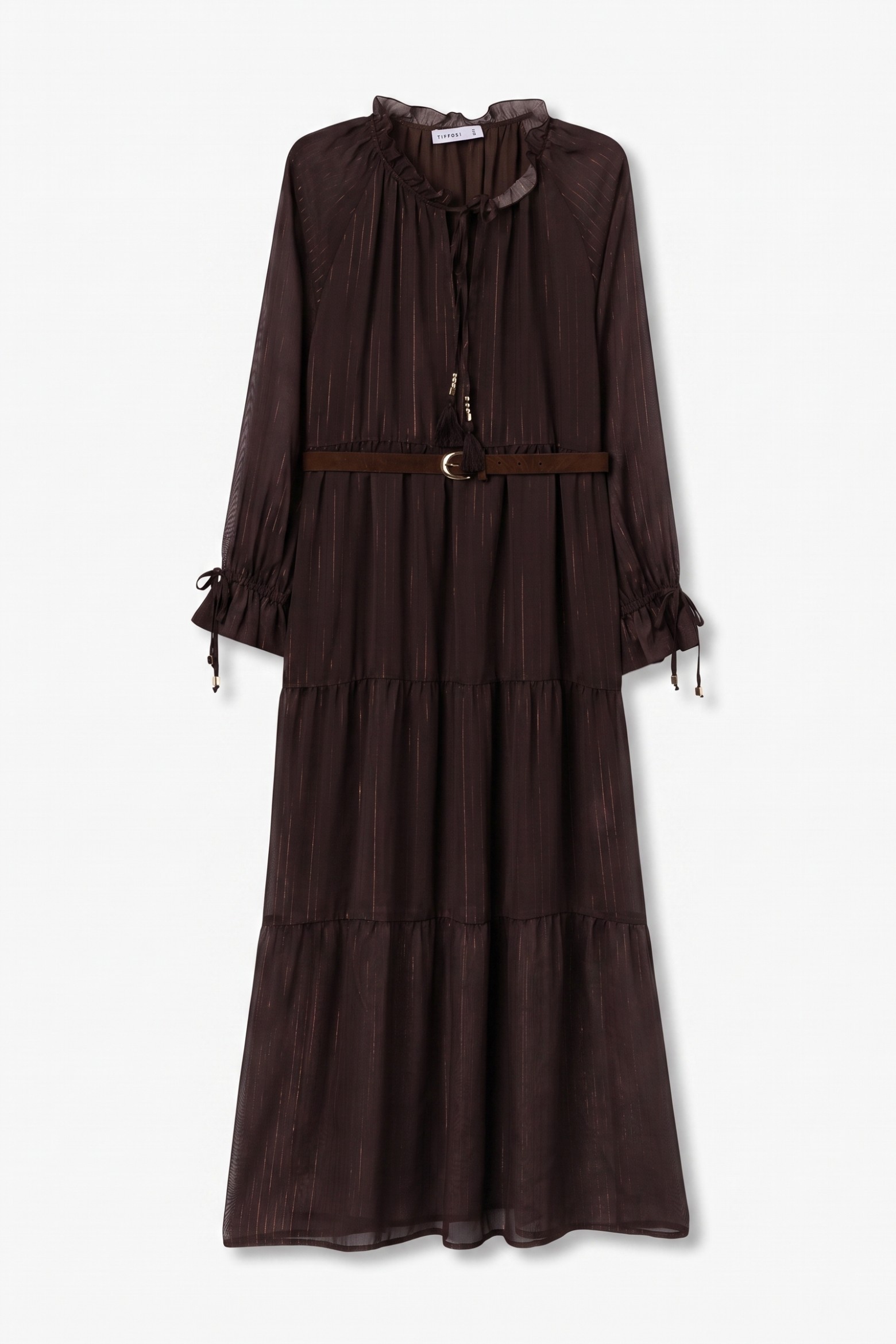 Chocolate Long Sleeve Dress