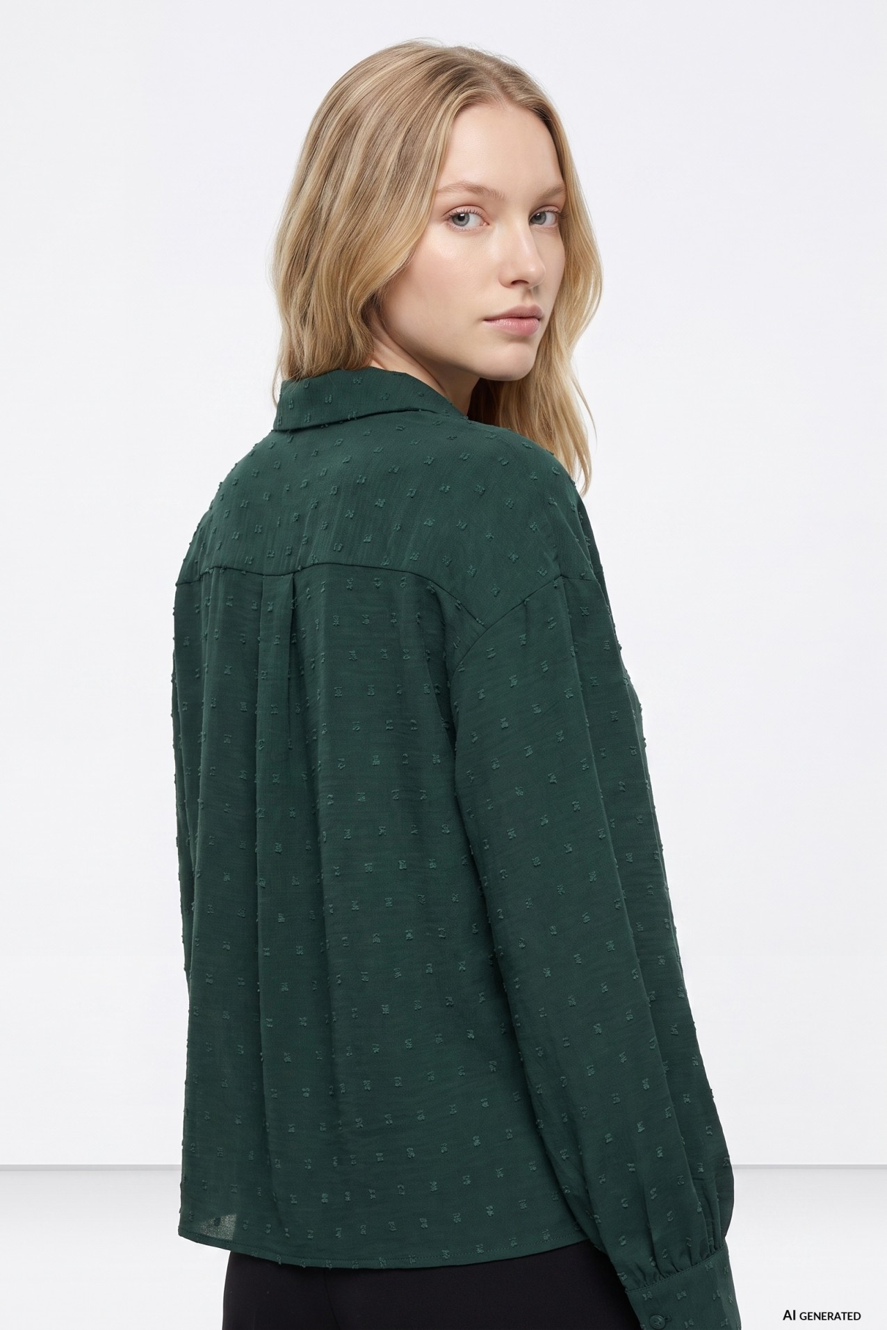 Long Sleeve Green Shirt