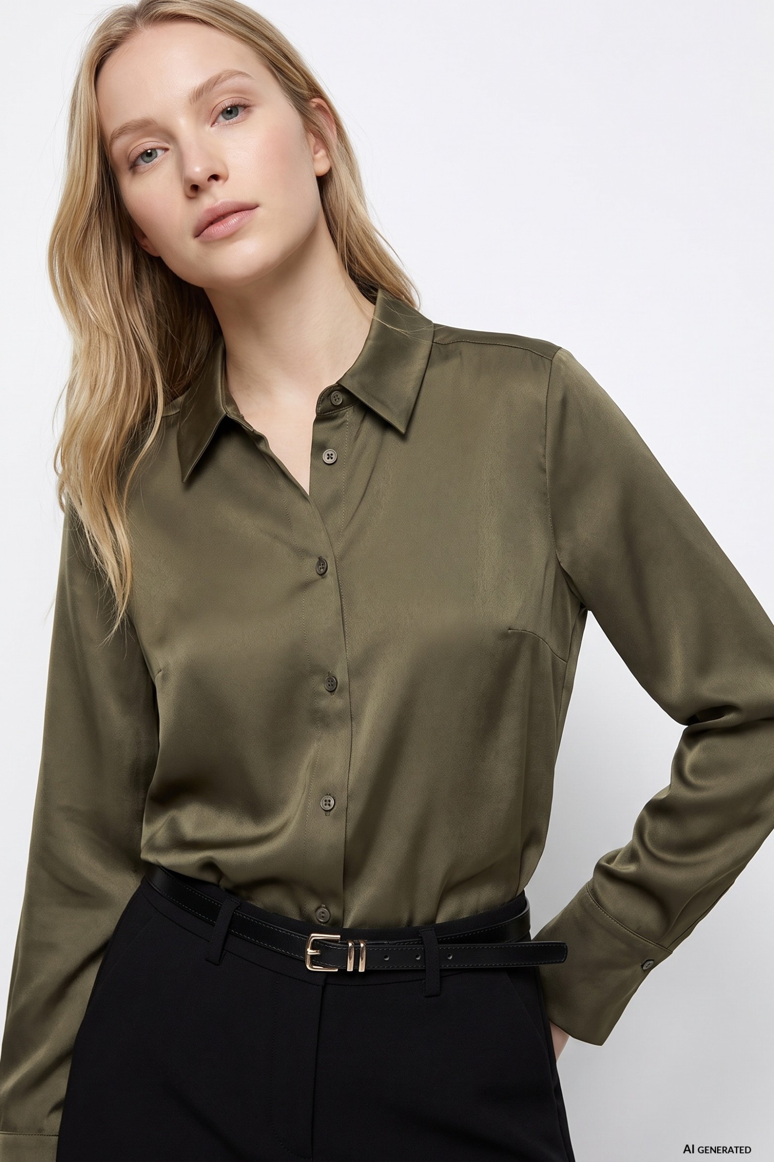Green Long Sleeve Shirt