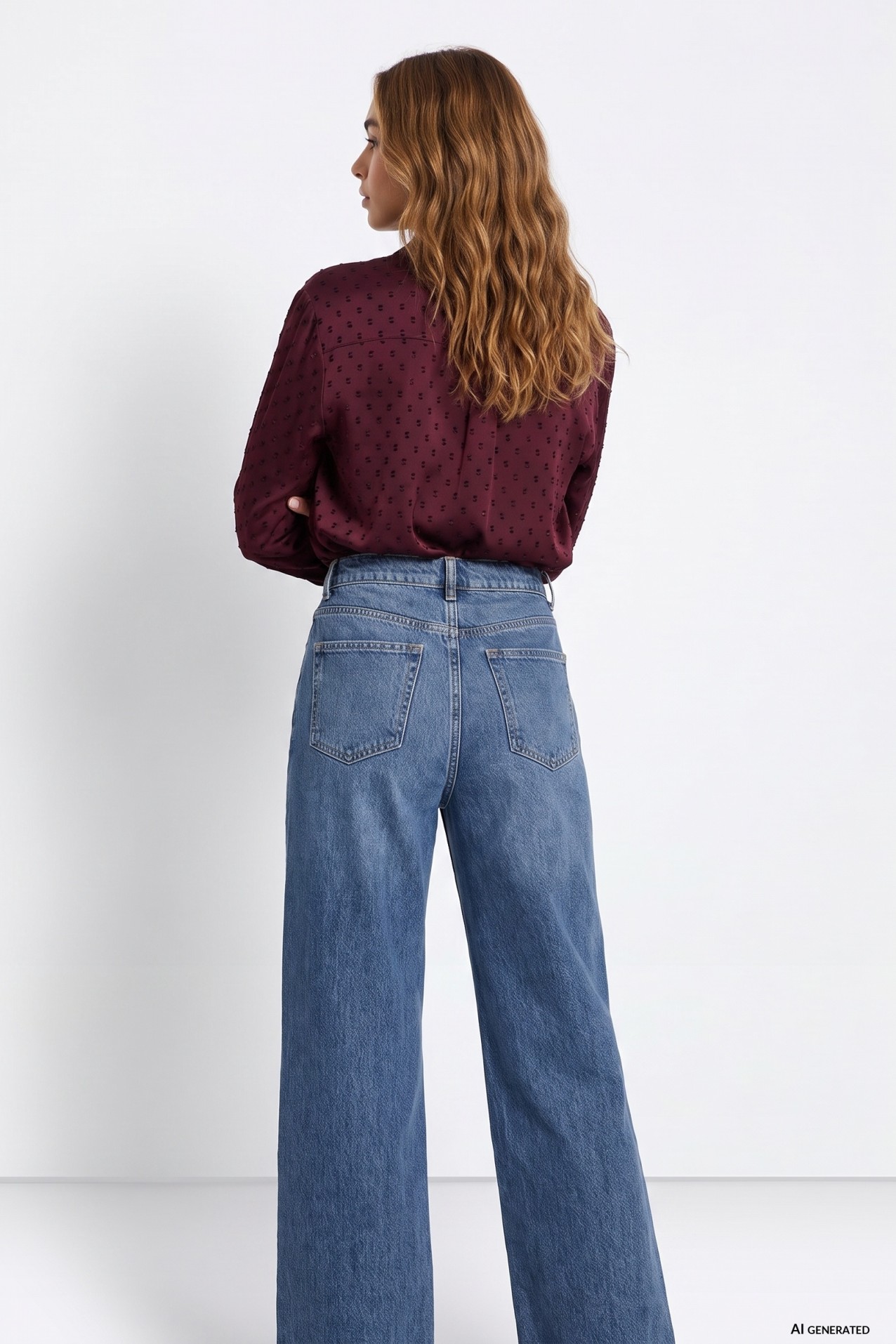 Long Sleeve Burgundy Shirt
