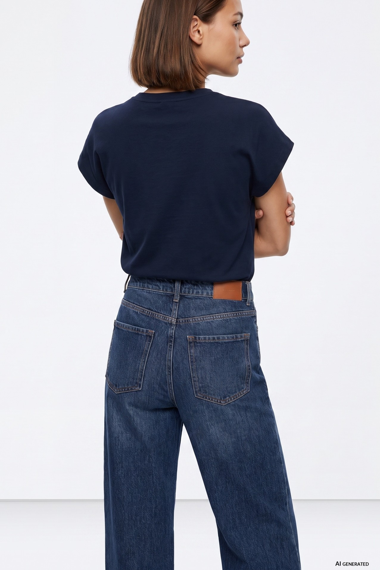 Dark Blue Short Sleeve Tee