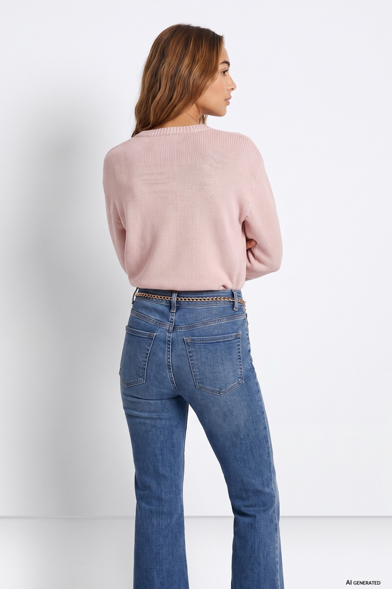 Light Pink Casual Sweater