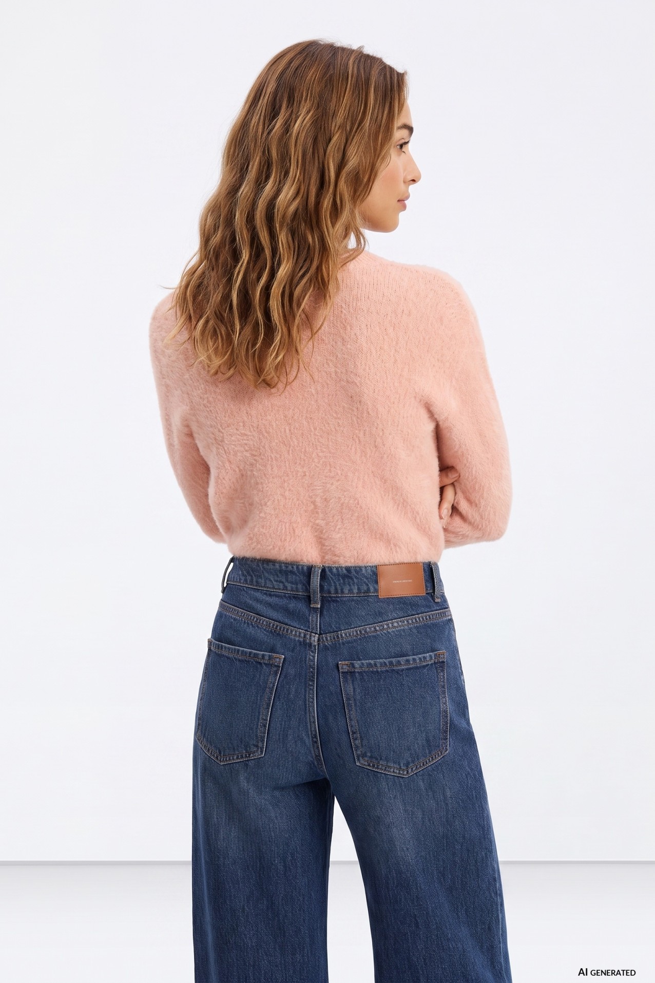 Light Pink Fluffy Sweater